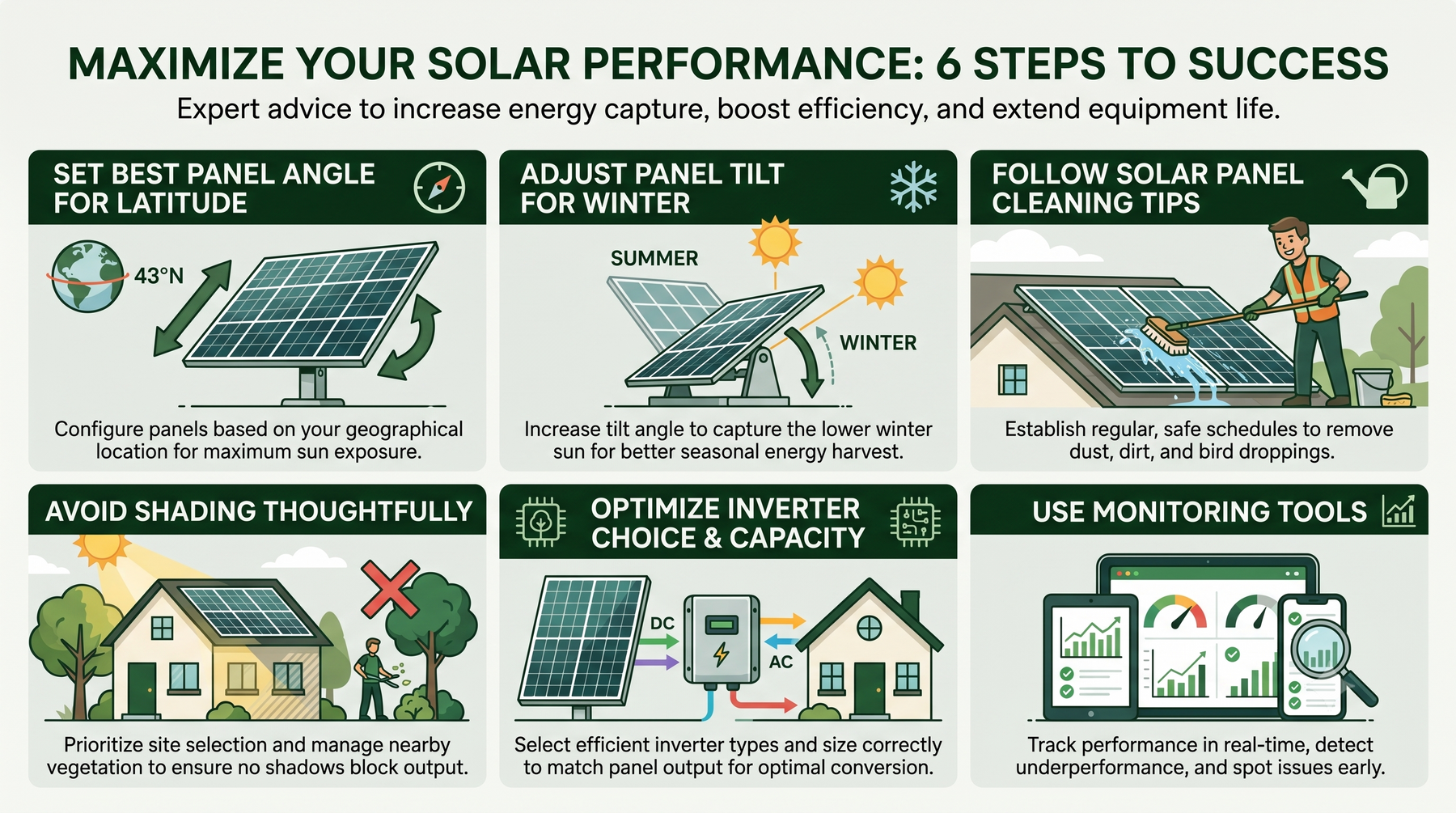 How to Increase Solar Efficiency: Tips