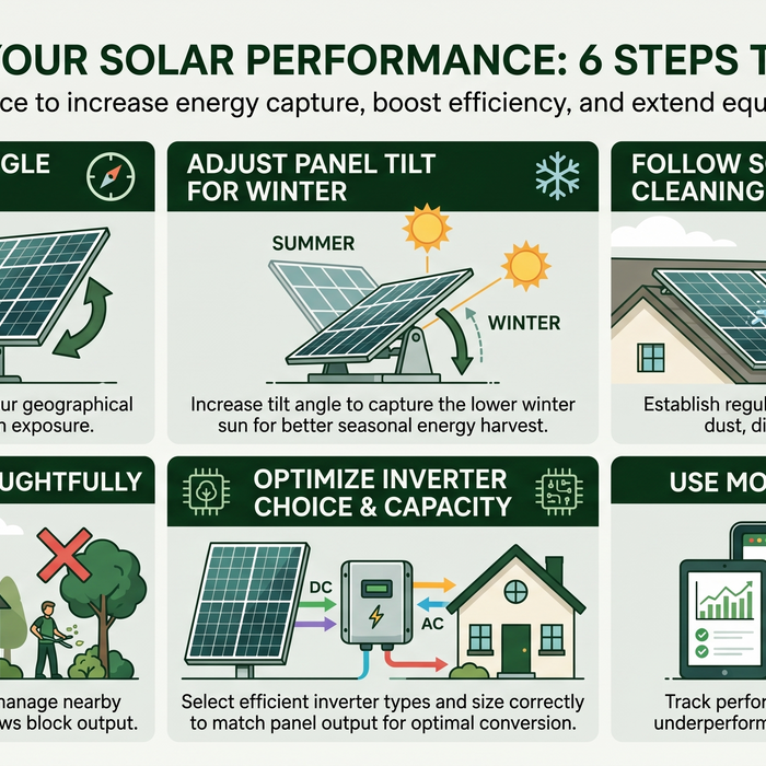 How to Increase Solar Efficiency: Tips