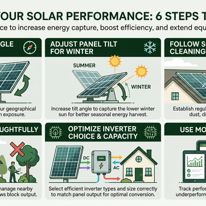 How to Increase Solar Efficiency: Tips