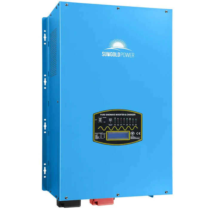 SUNGOLD POWER 6000W 48V Output Inverter/Charger | 48V Rhino 2 14.3kWh LiFePO4 Battery | 6KW Solar