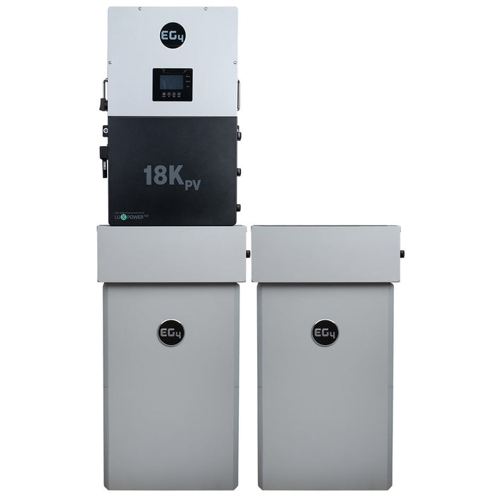 EG4 | PowerPro ESS | 14.3 - 28.6kWh Capacity | EG4-18Kpv & EG4-PowerPro WallMount Battery | 9540 Certified