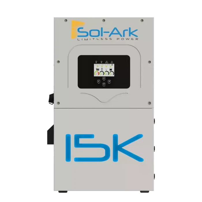 48V Rhino 2 28.6kWh LiFePO4 Battery Bank | 2 x Sol-Ark 15K 120/240V Hybrid Solar Inverter | 48 x 410W Rigid Mono Solar Panels.   At  Generation Eco Store