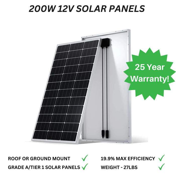 Complete Off-Grid Solar Kit -EcoFlow DELTA Pro 7.2kW 120/240V Output [14.4kWh Lithium Battery Bank] + 12 x 335W Solar Panels.   At  Generation Eco Store