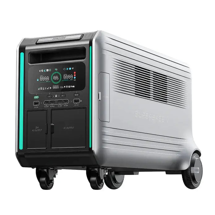 Zendure SuperBase V4600 7,200W 120V/240V Portable Power Station Kit | 18.4kWh Lithium Battery Bank | 8 x 335W Solar Panels (2,680W).   At  Generation Eco Store