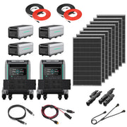 Zendure SuperBase V4600 27.6kWh 120/240V Portable Power Station Kit | 2 x 3,600W Power Station |  | 8 x 335W Rigid Mono Solar Panels | 4 x 4608Wh Batteries.   At  Generation Eco Store