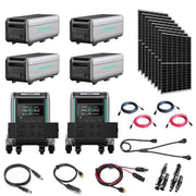 Zendure SuperBase V4600 7,200W 120/240V Portable Power Station Kit | 27.6kWh Lithium Battery Bank | 8 x 335W Solar Panels (2,680W).   At  Generation Eco Store