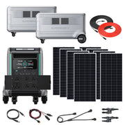 Zendure SuperBase V6400 3,600W 120/240V Power Station Kit | 3 x 6438Wh Batteries (13.8kWh) | 4, 6 or 8 200 Watts Rigid Solar Panels.   At  Generation Eco Store