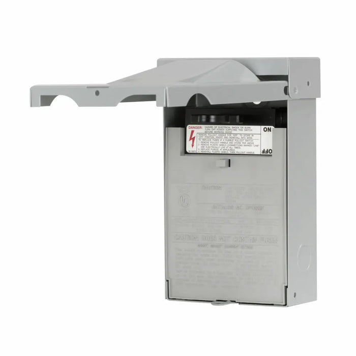 Non-Fusible A/C Disconnect Box, Gray - 60A 120/240V.   At  Generation Eco Store