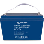 Victron Energy Lithium Superpack 25.6V/50AH (M8).   At  Generation Eco Store