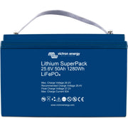 Victron Energy Lithium Superpack 25.6V/50AH (M8).   At  Generation Eco Store