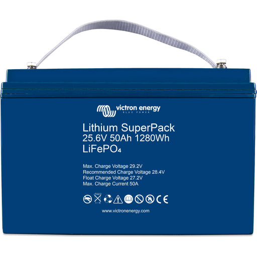 Victron Energy Lithium Superpack 25.6V/50AH (M8).   At  Generation Eco Store