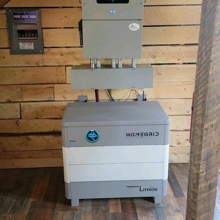 HomeGrid STACK'D [9.6kWh] 2 Stack’d Lithium Phosphate Battery Bank