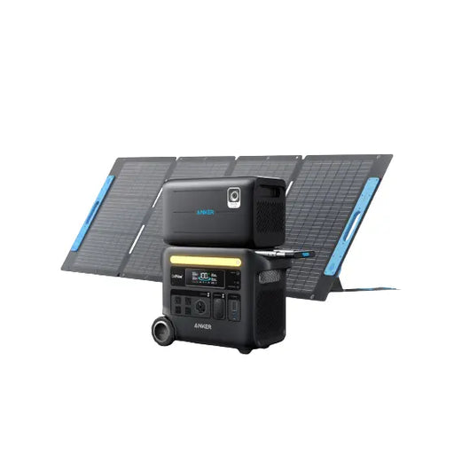 Anker SOLIX F2600 Solar Generator + Expansion Battery + 200W Solar Panel.   At  Generation Eco Store