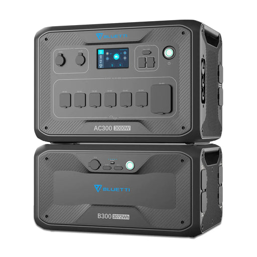 BLUETTI AC300 + B300 Home Battery Backup.  1-AC300-1-B300 At  Generation Eco Store