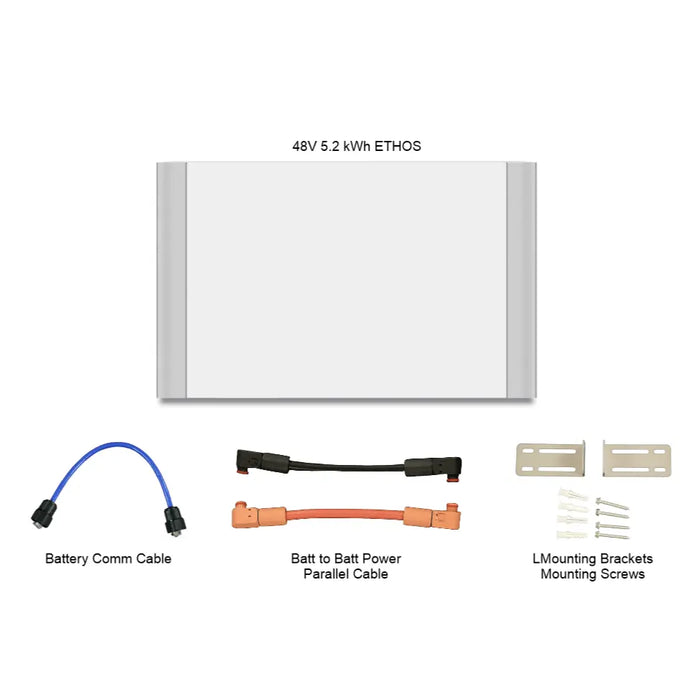 Big Battery - 48V 10.2kWh Ethos Power System With 2x Batteries + 12kW inverter.   At  Generation Eco Store