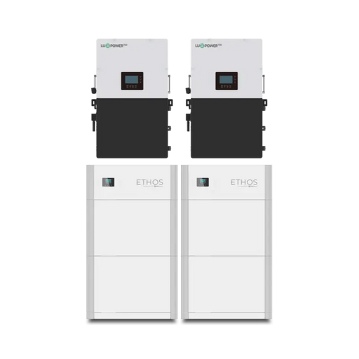 Big Battery - 48V 20.4kWh Ethos Power System With 4x Batteries + 2x 12kW inverter.   At  Generation Eco Store