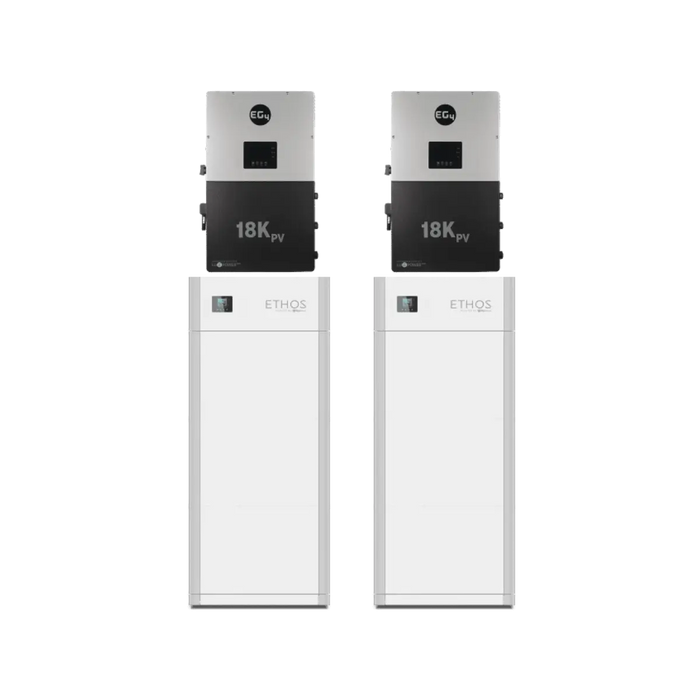 Big Battery - 48V 30.7kWh Ethos Power System With 6x Batteries + 2x 18kW inverter.   At  Generation Eco Store