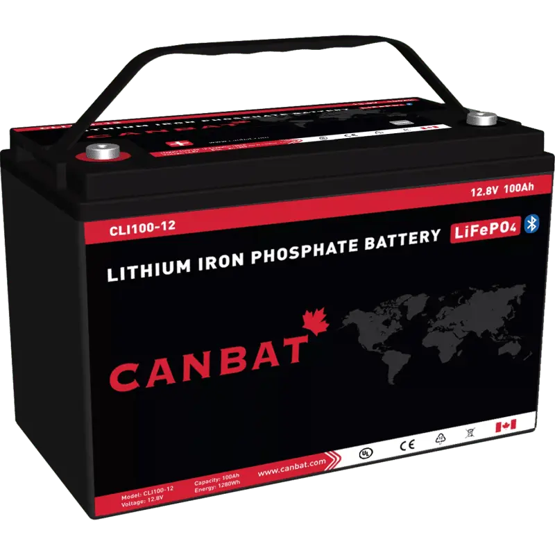 CANBAT 12V 100Ah Lithium Battery (LiFePO4) – Premium Canadian Deep Cycle Power.   At  Generation Eco Store