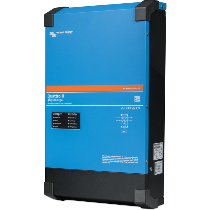 Victron Quattro-II 5000VA 48V 230VAC Inverter/Charger.   At  Generation Eco Store