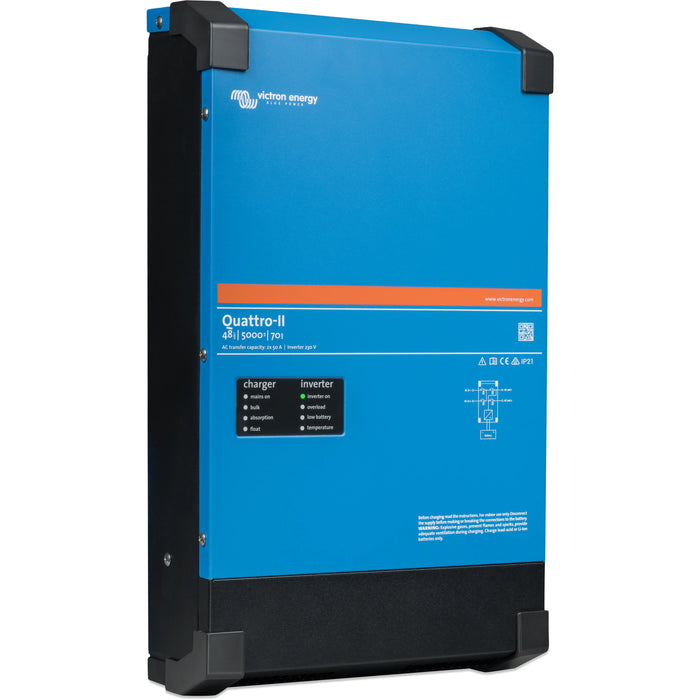 Victron Quattro-II 5000VA 48V 230VAC Inverter/Charger.   At  Generation Eco Store