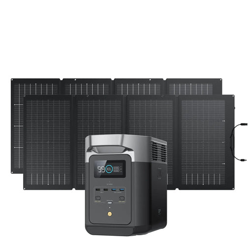 EcoFlow DELTA 2 + 220W Portable Solar Panel DELTA2-220W / DELTA2-220W2.  2 At  Generation Eco Store