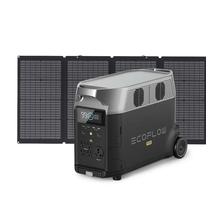 EcoFlow DELTA Pro + 220W Portable Solar Panel.  1 At  Generation Eco Store