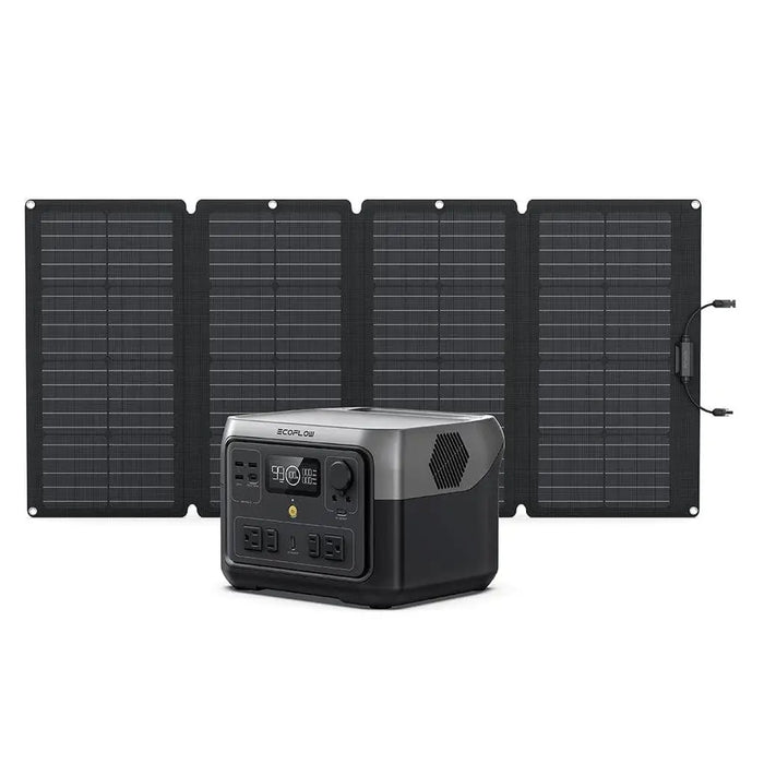 EcoFlow RIVER 2 Max + 160W Portable Solar Panel.   At  Generation Eco Store