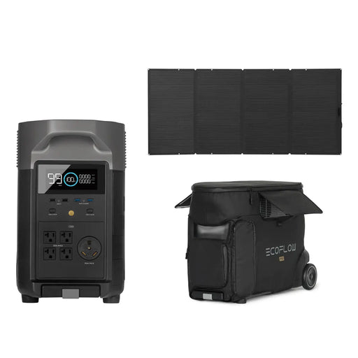 Ecoflow Delta Pro 3.6kW 3.6kWh | 160 Watt Solar Panel | Delta Pro Bag.   At  Generation Eco Store