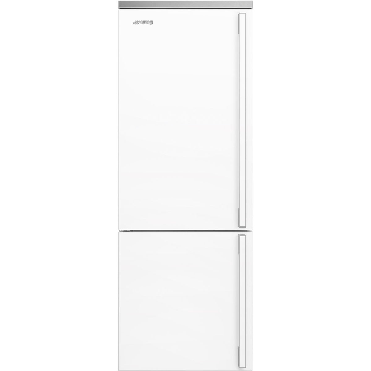 Smeg FA490ULWH 28" White Counter Depth Bottom Freezer Refrigerator