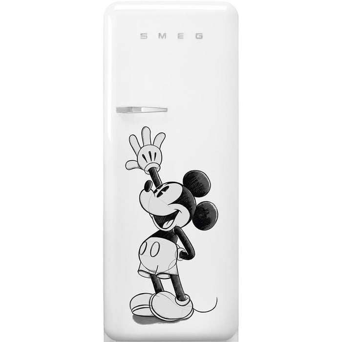 Smeg FAB28URDMM4 50s Retro Style Series 24" Special Edition Mickey Mouse Design Freestanding Top Freezer Refrigerator