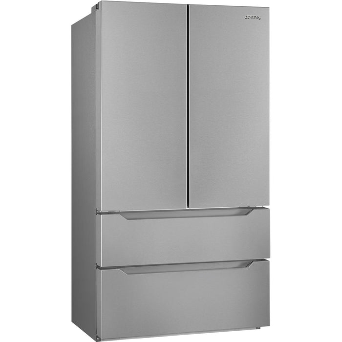Smeg FQ55UFX 36" Stainless Steel Counter Depth French Door Refrigerator