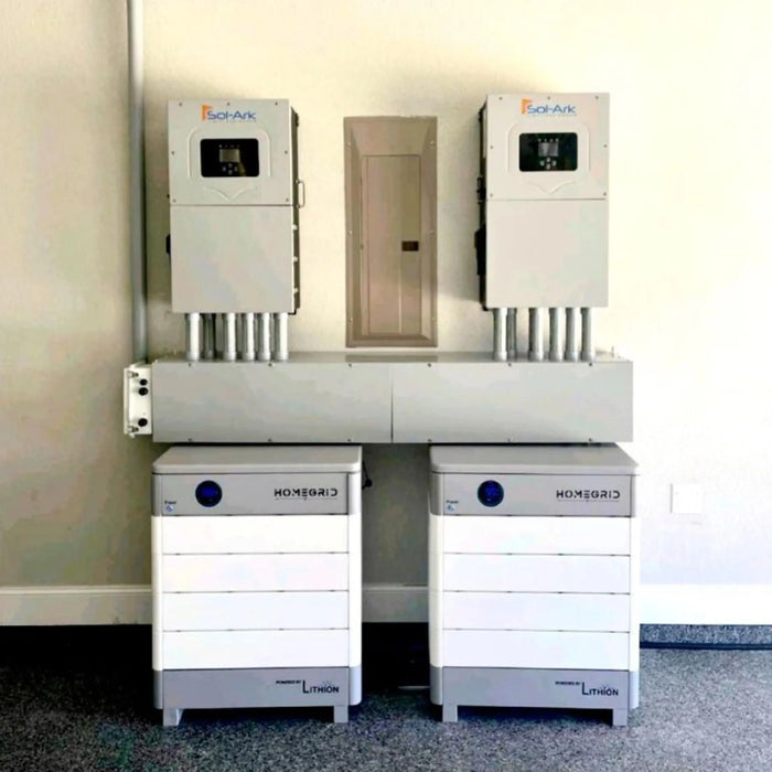 HomeGrid STACK'D [14.4kWh] 3 Stack’d Lithium Phosphate Battery Bank.   At  Generation Eco Store