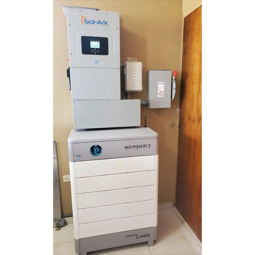 HomeGrid STACK'D [24kWh] 5 Stack’d Lithium Phosphate Battery Bank.   At  Generation Eco Store