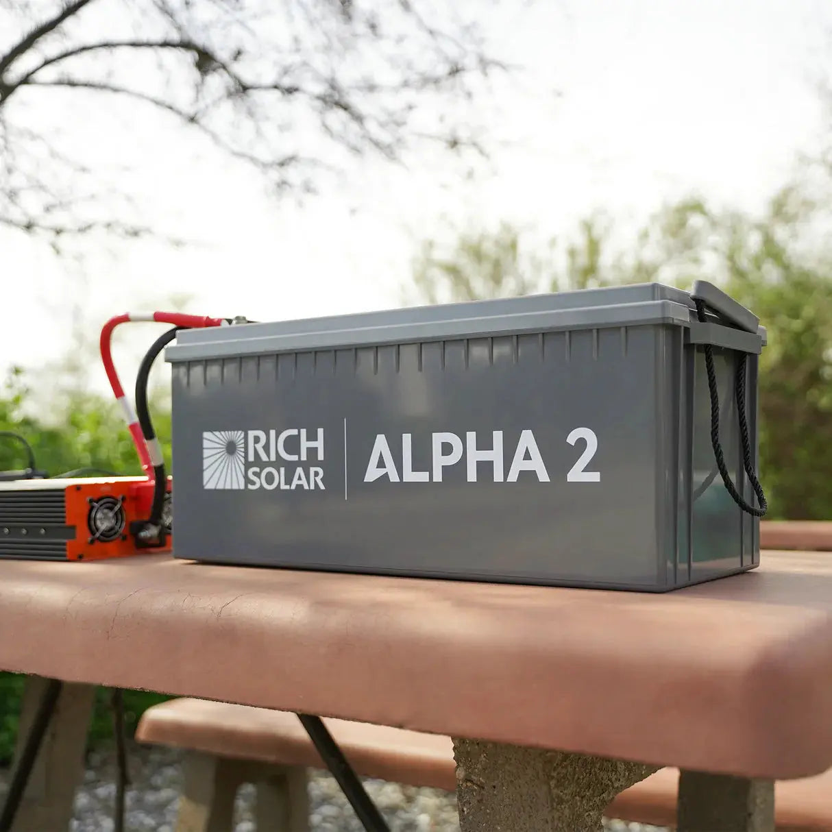 Rich Solar ALPHA 2 12V 200Ah LiFePO4 (Lithium Iron Phosphate) Battery w/ Internal Heat Technology and Bluetooth.   At  Generation Eco Store