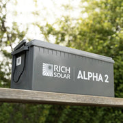 Rich Solar ALPHA 2 12V 200Ah LiFePO4 (Lithium Iron Phosphate) Battery w/ Internal Heat Technology and Bluetooth.   At  Generation Eco Store