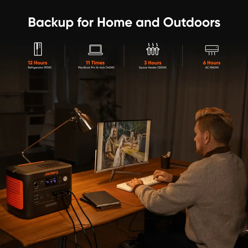 Jackery Explorer 1500 v2 Portable Power Station.   At  Generation Eco Store