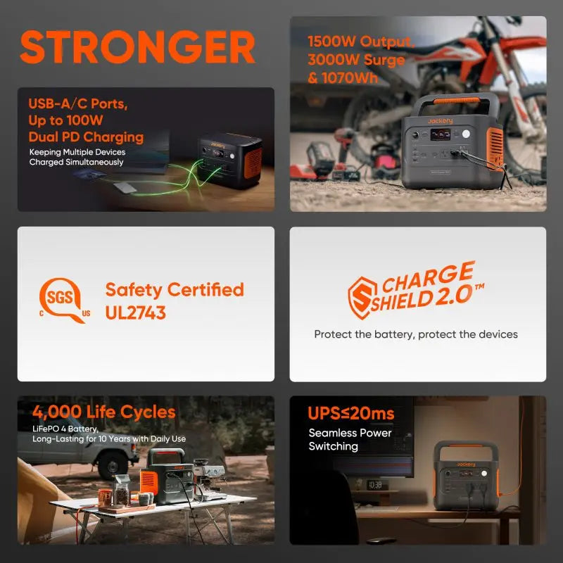 Jackery Solar Generator  1000 v2.   At  Generation Eco Store