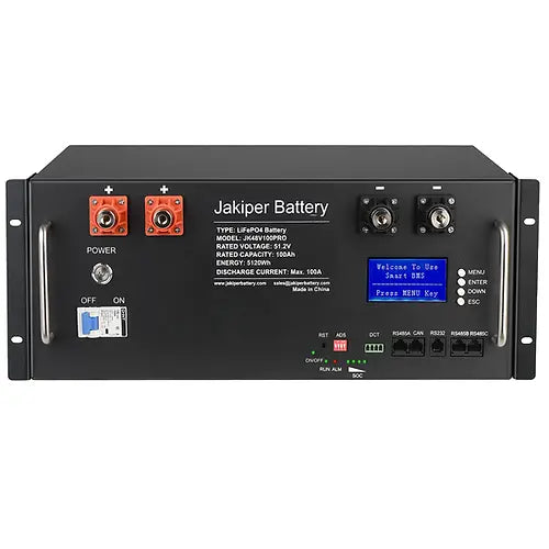 Jakiper [PRO] Lithium Battery | 48V 500Ah | 25kWh Server Rack Battery Kit - Generation Eco Store
