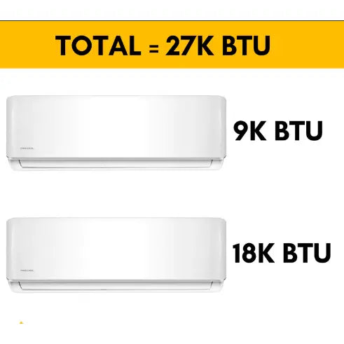 MRCOOL DIY Mini Split - 27,000 BTU 2 Zone Ductless Air Conditioner and Heat Pump with 50 ft. Install Kit..   At  Generation Eco Store