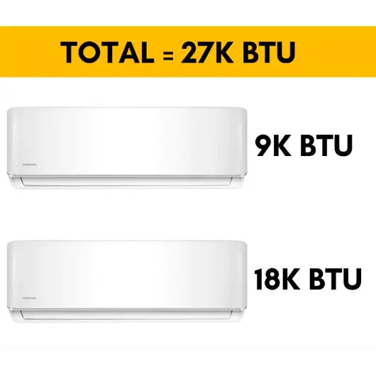 MRCOOL DIY Mini Split - 27,000 BTU 2 Zone Ductless Air Conditioner and Heat Pump with and 25 ft. Install.   At  Generation Eco Store