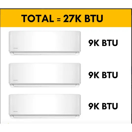MRCOOL DIY Mini Split - 27,000 BTU 3 Zone Ductless Air Conditioner and Heat Pump with 16 ft. Install Kit..   At  Generation Eco Store