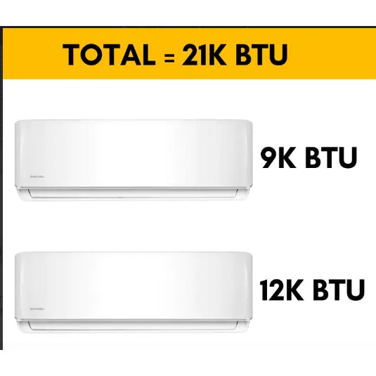 MRCOOL DIY Mini Split - 30,000 BTU 3 Zone Ductless Air Conditioner and Heat Pump with 25 ft. Install Kit..   At  Generation Eco Store