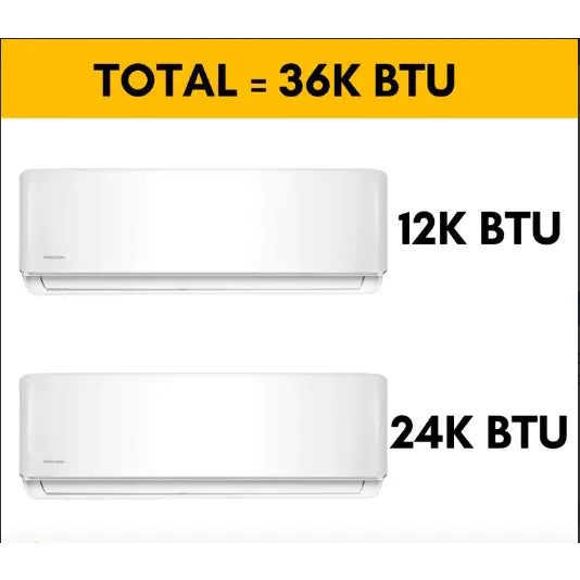 MRCOOL DIY Mini Split - 36,000 BTU 2 Zone Ductless Air Conditioner and Heat Pump with 25 ft. Install Kit..   At  Generation Eco Store