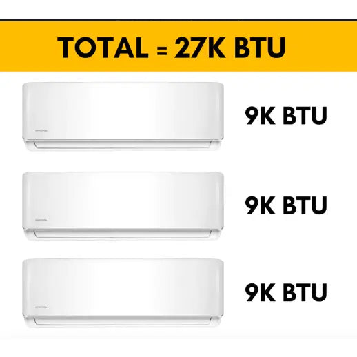 MRCOOL DIY Mini Split - 36,000 BTU 2 Zone Ductless Air Conditioner and Heat Pump with 25 ft. Install Kit.   At  Generation Eco Store