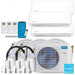 MRCOOL DIY Mini Split - 42,000 BTU 3 Zone Ductless Air Conditioner and Heat Pump with 25 ft. Install Kit.   At  Generation Eco Store