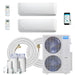 MRCOOL DIY Mini Split - 48,000 BTU 2 Zone Ductless Air Conditioner and Heat Pump with 35 ft. Install Kit.   At  Generation Eco Store