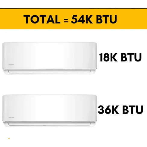 MRCOOL DIY Mini Split - 54,000 BTU 2 Zone Ductless Air Conditioner and Heat Pump with 50 ft. Install Kit..   At  Generation Eco Store