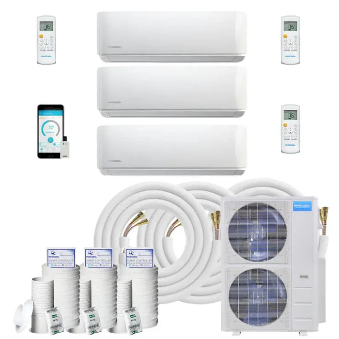 MRCOOL DIY Mini Split - 54,000 BTU 3 Zone Ductless Air Conditioner and Heat Pump with 35 ft. Install Kit..   At  Generation Eco Store