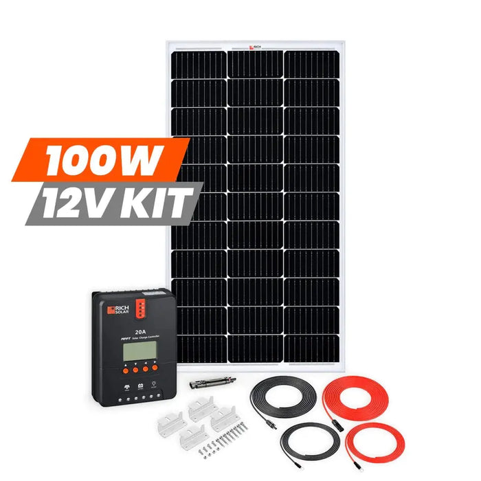 Rich Solar 100 Watt Solar Kit.   At  Generation Eco Store