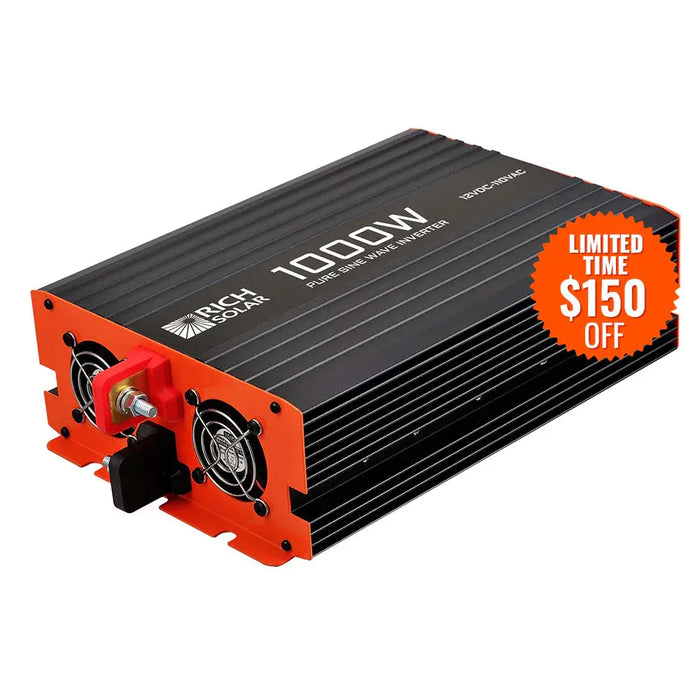 Rich Solar 1000 Watt Industrial Pure Sine Wave Inverter.   At  Generation Eco Store